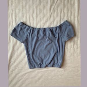 Brandy Melville off the shoulder crop top